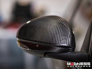 Alfa Romeo Giulia Mirror Covers - Carbon Fiber - Caps - Feroce Carbon